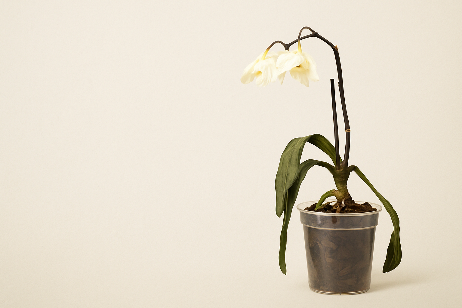 Waarom gaat mijn orchidee dood?