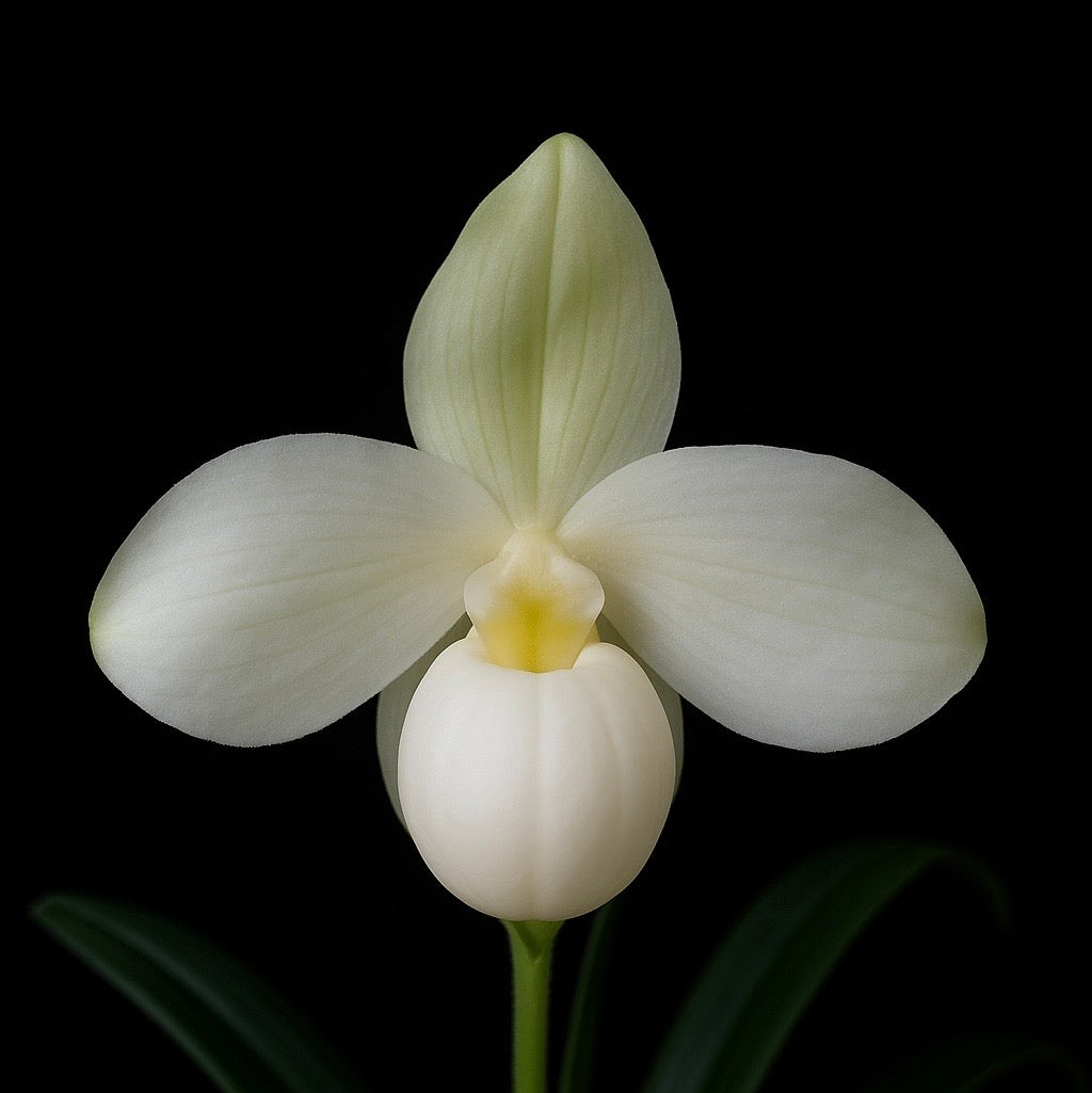 Paphiopedilum hangianum Alba