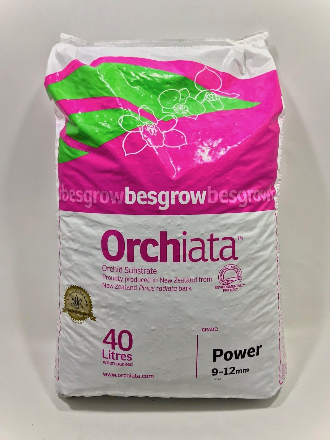 Terreau pour orchidées Orchiata 9-12 mm (Power) (40L)
