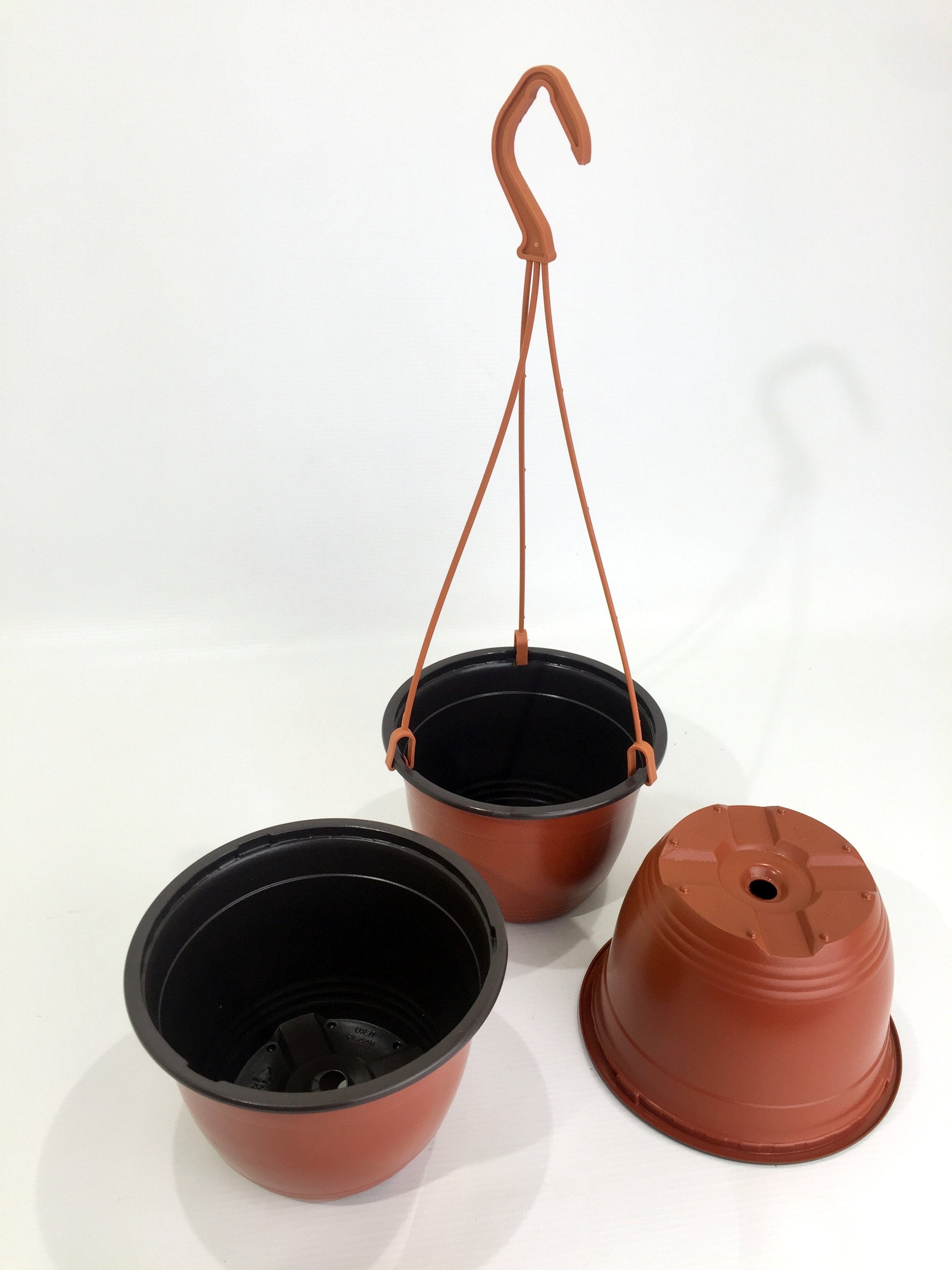 Pot suspendu en terre cuite avec pendentif (15 cm) ( 5 pièces, )