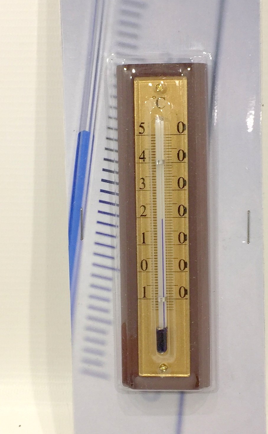 Wandthermometer 12,5 x 3,5 x 1,5 cm